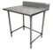 Bk Resources Stainless Steel Work Table With Open Base, 5" Rear Riser 48"Wx30"D VTTR5OB-4830 - alternate 6
